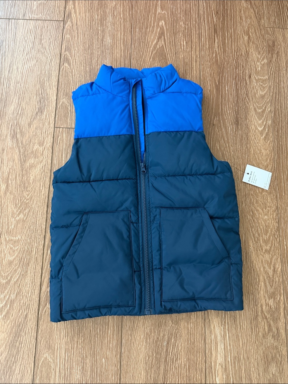 Sonoma Blue and Navy Puffer Vest for Kids